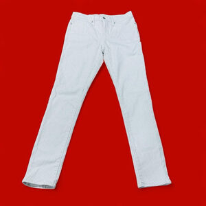 Women's Levi's Jeans 311 Shaping Skinny Size 28 White Blue Striped